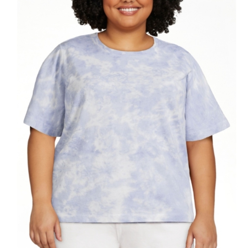 Sky Blue Tie-Dye Tee